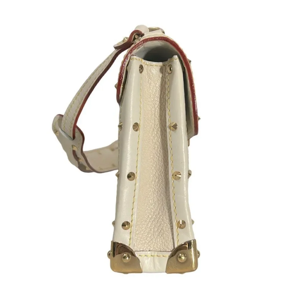 Louis Vuitton Suhali L'Aimable Leather Shoulder Handbag White (Ivory)